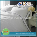 White Custom Embroidered Duvet Cover With Flange